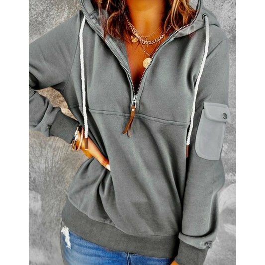 Gray Hoodie w/ Side Pocket