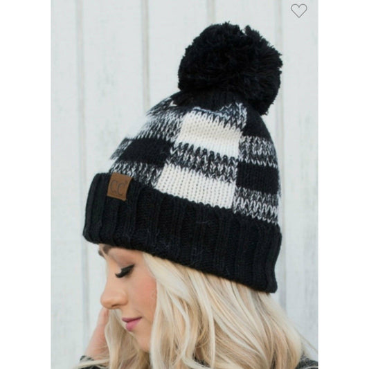 CC Plaid Beanie